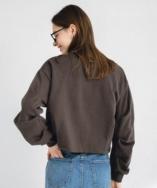 URBAN RESEARCH Sonny Label(アーバンリサーチサニーレーベル)の「裏毛スウェットタックデザインスリーブプルオーバー(スウェット・レディース・グレー/チャコールグレー/オフホワイト・FREE)」の9枚目の写真