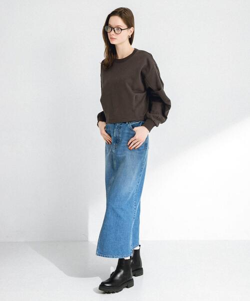 URBAN RESEARCH Sonny Label(アーバンリサーチサニーレーベル)の「裏毛スウェットタックデザインスリーブプルオーバー(スウェット・レディース・グレー/チャコールグレー/オフホワイト・FREE)」の7枚目の写真