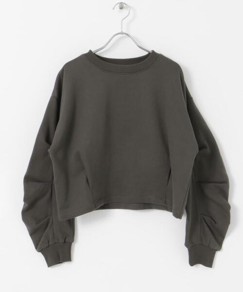 URBAN RESEARCH Sonny Label(アーバンリサーチサニーレーベル)の「裏毛スウェットタックデザインスリーブプルオーバー(スウェット・レディース・グレー/チャコールグレー/オフホワイト・FREE)」の5枚目の写真