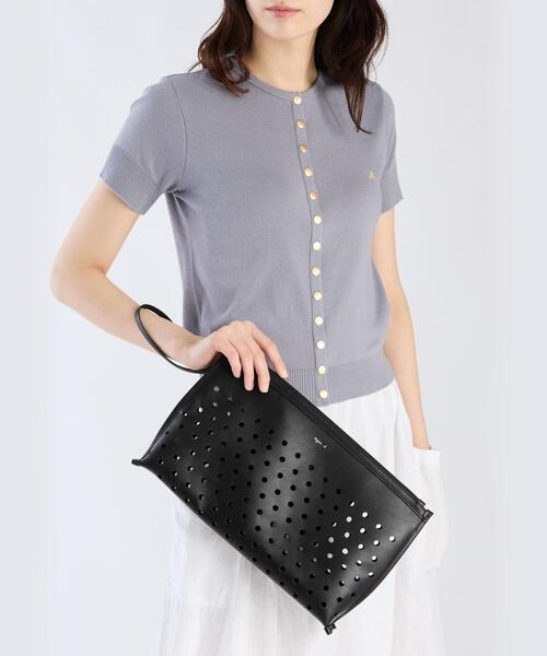 agnes b.（アニエスベー）の「ハンドバッグ YAS08－04（クラッチバッグ・レディース・ブラック・FREE）」の7枚目の写真