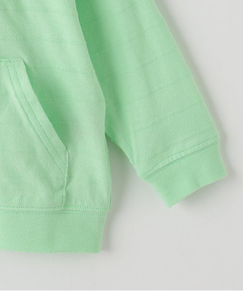 kladskap（クレードスコープ）の「重機ワンポイントジップパーカ（パーカー・キッズ・黄緑系/オフホワイト・130cm/120cm/110cm/90cm/100cm/80ｃｍ）」の7枚目の写真