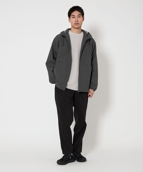 green label relaxing（グリーンレーベルリラクシング）の「T/W 3レイヤー フード ブルゾン ‐撥水・防風‐（ブルゾン・メンズ・グレー/ネイビー・XL/L/S/M）」の5枚目の写真