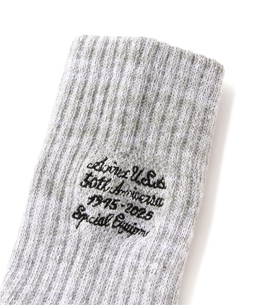 AVIREX（アヴィレックス）の「《直営店限定》50th ANNIVERSARY SOX / 50周年 靴下 / AVIREX / アヴィレックス（ソックス/靴下・メンズ・ホワイト/ブラック・FREE）」の12枚目の写真