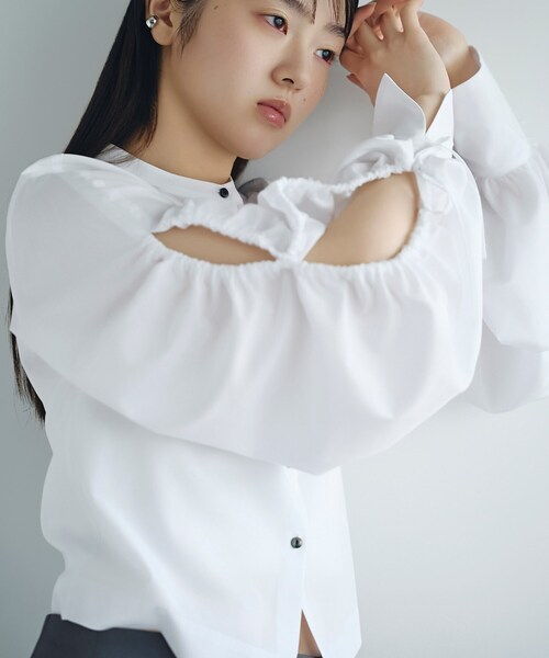 セール】playful puffs blouse（シャツ/ブラウス）｜CODE A（コード