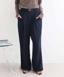 le.coeur blanc | ハイストレッチカルゼワッシャーベルテッドパンツ(その他パンツ)