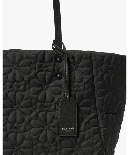 kate spade new york（ケイトスペード ニューヨーク）の「ティリー キルテッド ミディアム トート（トートバッグ・レディース・ブラック・ONESIZE）」の6枚目の写真