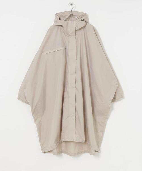 SMELLY（スメリー）の「『WEB限定』because　Mods Poncho（ポンチョ・レディース・ミント/グレー・ONE）」の3枚目の写真