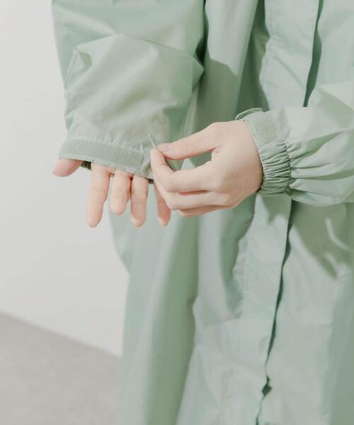 SMELLY（スメリー）の「『WEB限定』because　Mods Poncho（ポンチョ・レディース・ミント/グレー・ONE）」の9枚目の写真