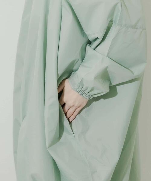 SMELLY（スメリー）の「『WEB限定』because　Mods Poncho（ポンチョ・レディース・ミント/グレー・ONE）」の10枚目の写真