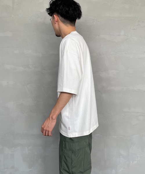 CHUMS（チャムス）の「[CHUMS/チャムス] ヘビーウェイト チャムスロゴ プリントTシャツ（Tシャツ/カットソー・レディース・ブラック/グレイッシュベージュ/ホワイト/ライトグリーン・M/L/XL）」の15枚目の写真