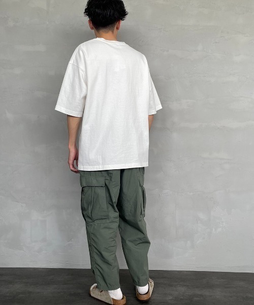 CHUMS（チャムス）の「[CHUMS/チャムス] ヘビーウェイト チャムスロゴ プリントTシャツ（Tシャツ/カットソー・レディース・ブラック/グレイッシュベージュ/ホワイト/ライトグリーン・M/L/XL）」の11枚目の写真