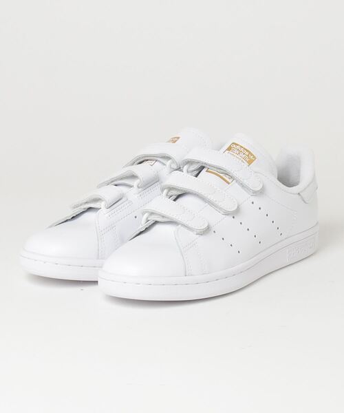 adidas(アディダス)の「adidas STAN SMITH CF アディダス スタンスミスCF(スニーカー・メンズ・ホワイト×グリーン/ホワイト・23cm/23.5cm/24cm/24.5cm/25cm/25.5cm/26cm/26.5cm/27cm/27.5cm/28cm/22.5cm/28.5cm/29cm)」の2枚目の写真
