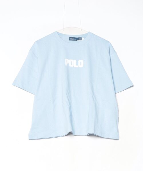 POLO RALPH LAUREN ロゴコットン クルーネックＴシャツ【ＸＳ】 POLO RALPH LAUREN（ウィメンズ） ロゴ コットン ジャージー