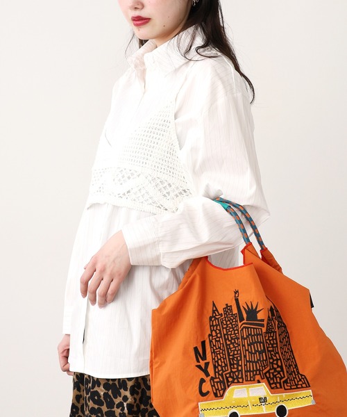 ROOPTOKYO（ループトウキョウ）の「ニットキャミ＆ストライプシャツ 秋物 秋服 2026年秋冬（シャツ/ブラウス・レディース・ホワイト/ブルー/ベージュ・FREE）」の13枚目の写真