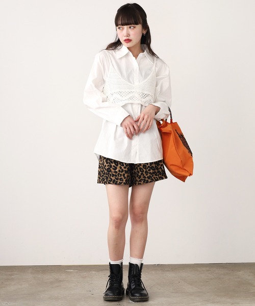 ROOPTOKYO（ループトウキョウ）の「ニットキャミ＆ストライプシャツ 秋物 秋服 2026年秋冬（シャツ/ブラウス・レディース・ホワイト/ブルー/ベージュ・FREE）」の14枚目の写真