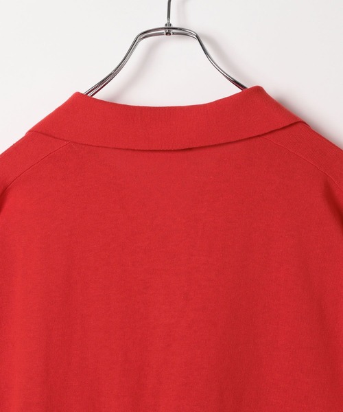 BEVERLY HILLS POLO CLUB（ビバリーヒルズポロクラブ）の「【BEVERLY HILLS POLO CLUB(ビバリーヒルズポロクラブ)】別注スキッパーニット（ニット/セーター・レディース・ブラック/レッド/イエロー・FREE）」の19枚目の写真