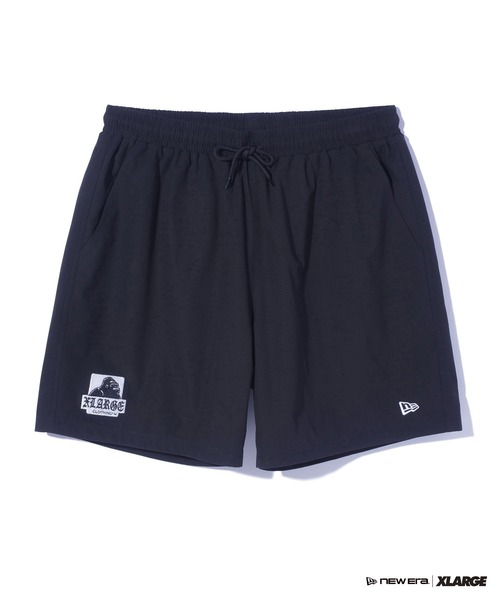 XLARGE NEWERAコラボショートパンツ 黒 NEW ERA 「NEW ERA」 ショートパンツ X-LARGE ブラック メンズ