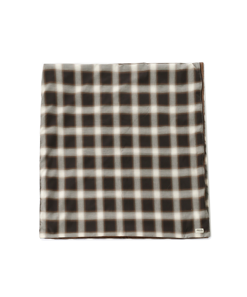ACME FURNITURE（アクメファニチャー）の「OMBRE CHECK DUVET COVER S　掛け布団カバー シングル（インテリア雑貨・レディース・ブラウン・FREE）」の2枚目の写真