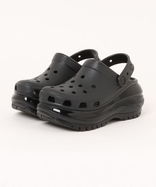 crocs(クロックス)の「crocs/クロックス/MEGA CRUSH CLOG(その他シューズ・レディース・ブラック・7/5/9/10/8/6/4)」の1枚目の写真