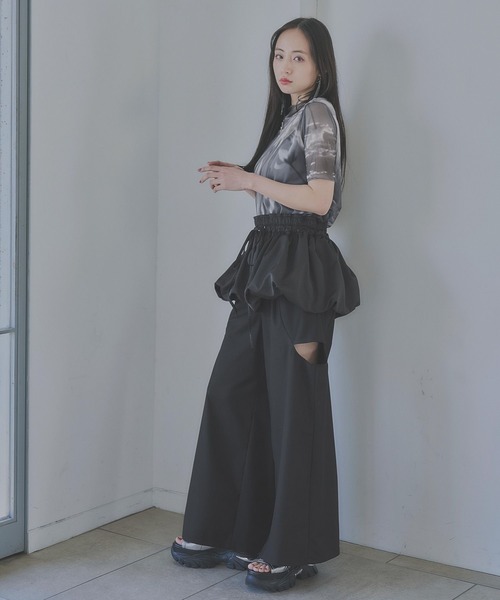 セール】カットアウトワイドパンツ(HARE)（その他パンツ）｜HARE