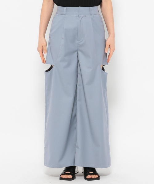 HARE（ハレ）の「カットアウトワイドパンツ(HARE)（その他パンツ・レディース・ブラック/ブルー・FREE）」の20枚目の写真