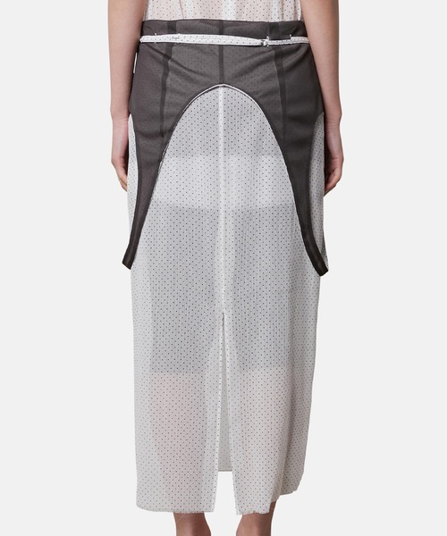 iRENE(アイレネ)の「レギンスセットスカート / Leggins Set Skirt(スカート・レディース・ブラック/オフホワイト・36/38)」の6枚目の写真