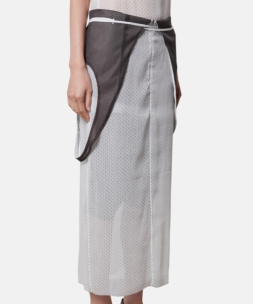 iRENE(アイレネ)の「レギンスセットスカート / Leggins Set Skirt(スカート・レディース・ブラック/オフホワイト・36/38)」の5枚目の写真
