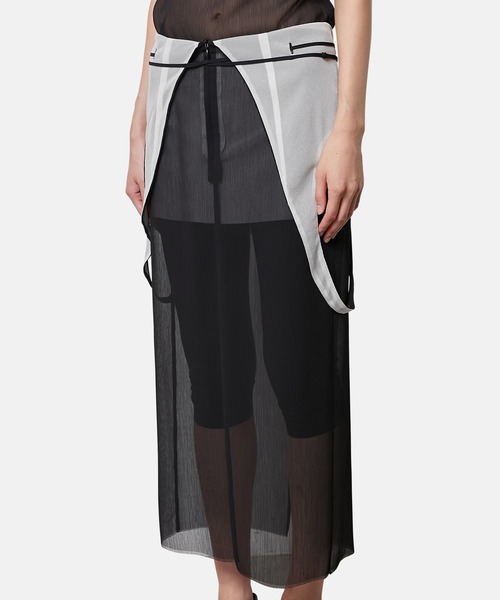 iRENE(アイレネ)の「レギンスセットスカート / Leggins Set Skirt(スカート・レディース・ブラック/オフホワイト・36/38)」の12枚目の写真