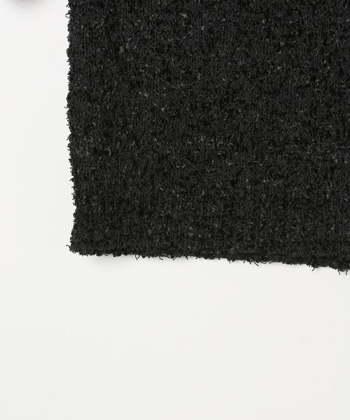 JEANASIS(ジーナシス)の「リボンヤーンプルオーバー SS/452449(ニット/セーター・レディース・ブラック/オフホワイト/ピンク・FREE)」の7枚目の写真