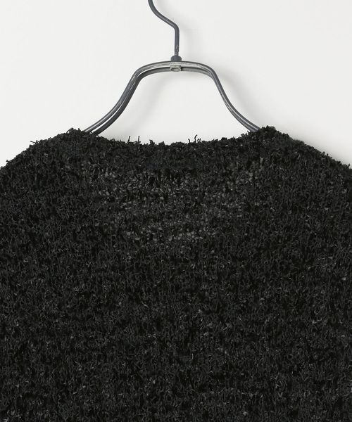 JEANASIS(ジーナシス)の「リボンヤーンプルオーバー SS/452449(ニット/セーター・レディース・ブラック/オフホワイト/ピンク・FREE)」の8枚目の写真