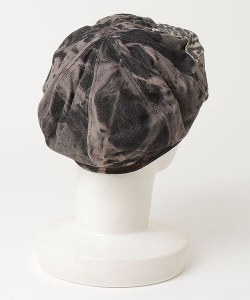 NOVESSEL（ノベセル）の「『NOVESSEL/ノベセル』パッチワークキャスケット【Y】【CN】（キャスケット・レディース・ブラック・FREE）」の5枚目の写真