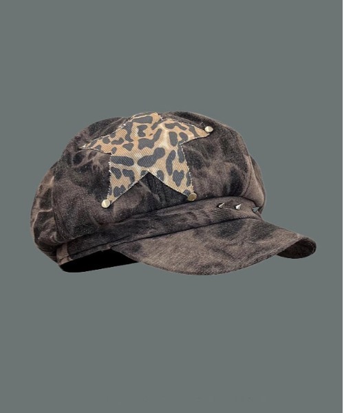 NOVESSEL（ノベセル）の「『NOVESSEL/ノベセル』パッチワークキャスケット【Y】【CN】（キャスケット・レディース・ブラック・FREE）」の8枚目の写真