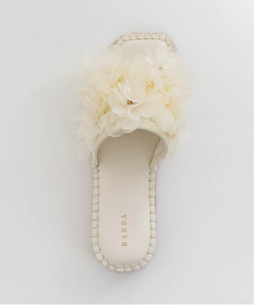 RANDA ボリュームフラワーミュールサンダル ボリュームフラワーミュールサンダルRANDA公式サイト