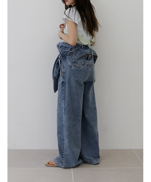 【yuri】Cara by katrin tokyo デニムサロペット loose button-fly denim salopette | Katrin TOKYO