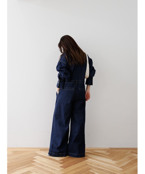 セール】denim jumpsuit（つなぎ/オールインワン）｜Katrin