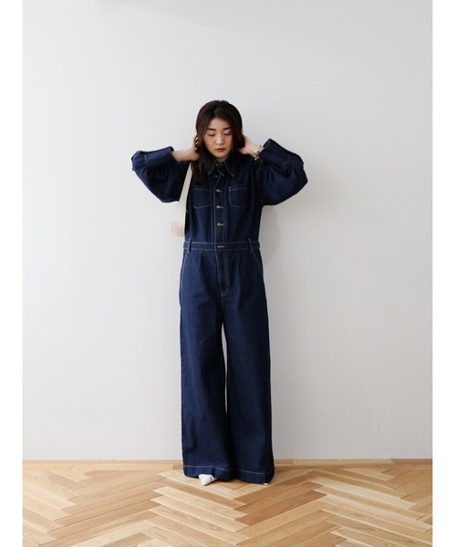 セール】denim jumpsuit（つなぎ/オールインワン）｜Katrin TOKYO