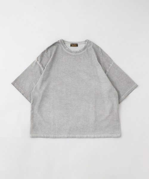 JOURNAL STANDARD J.S HOMESTEAD（ジャーナルスタンダードホームステッド）の「J.S.Homestead / コールドダイ ダメージネックTシャツ（Tシャツ/カットソー・メンズ・ブラック系その他/ブラウン/ベージュ/ネイビー・MEDIUM/LARGE）」の18枚目の写真