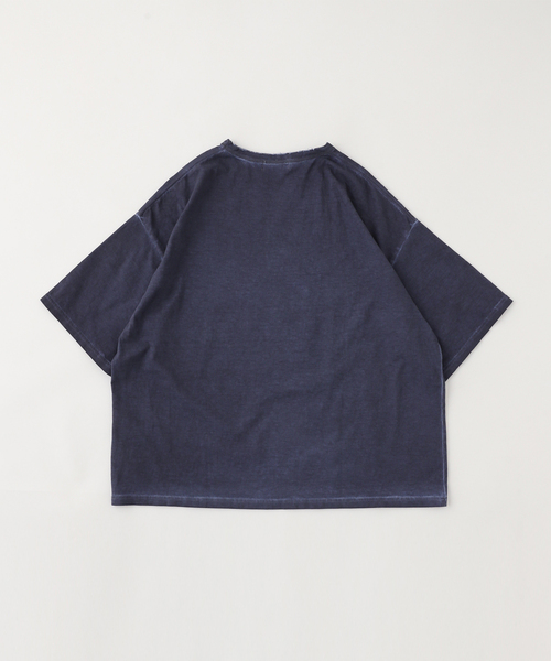 JOURNAL STANDARD J.S HOMESTEAD（ジャーナルスタンダードホームステッド）の「J.S.Homestead / コールドダイ ダメージネックTシャツ（Tシャツ/カットソー・メンズ・ブラック系その他/ブラウン/ベージュ/ネイビー・MEDIUM/LARGE）」の20枚目の写真