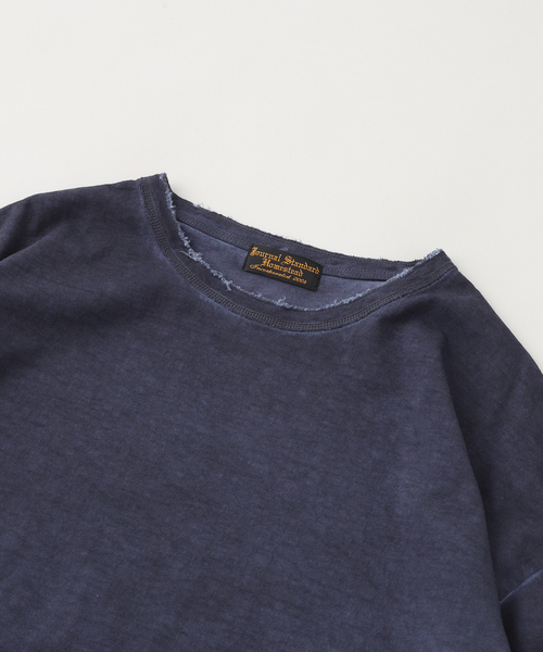 JOURNAL STANDARD J.S HOMESTEAD（ジャーナルスタンダードホームステッド）の「J.S.Homestead / コールドダイ ダメージネックTシャツ（Tシャツ/カットソー・メンズ・ブラック系その他/ブラウン/ベージュ/ネイビー・MEDIUM/LARGE）」の21枚目の写真