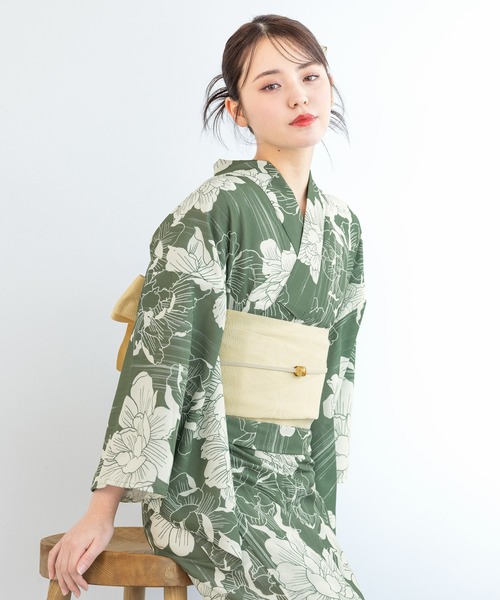 セール】“初心者でもプロの着姿”新二部式 セパレート浴衣3点セット