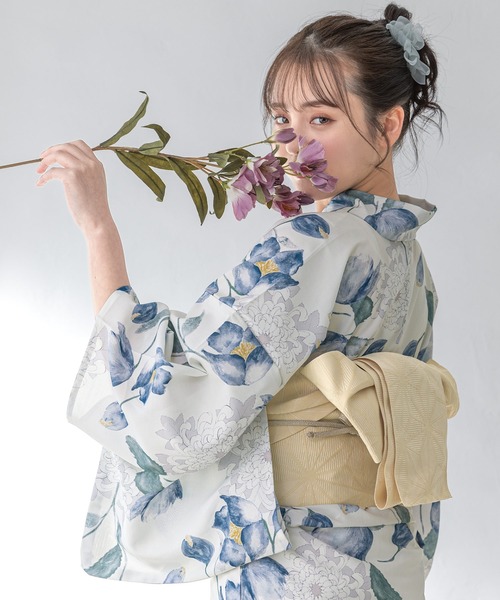初心者でもプロの着姿”新二部式 セパレート浴衣3点セット（上衣・下衣