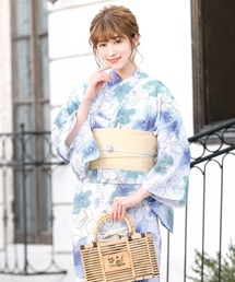 SOUBIEN（ソウビエン）の「“初心者でもプロの着姿”新二部式 セパレート浴衣3点セット（上衣・下衣・おはしょり布＋帯＋伊達締)【SOUBIEN】（浴衣）」