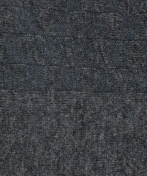 COMME CA ISM（コムサイズム）の「リンクス 市松柄 アンクル ソックス（ソックス/靴下・メンズ・ブラック/チャコール/ネイビー・25-27CM）」の7枚目の写真