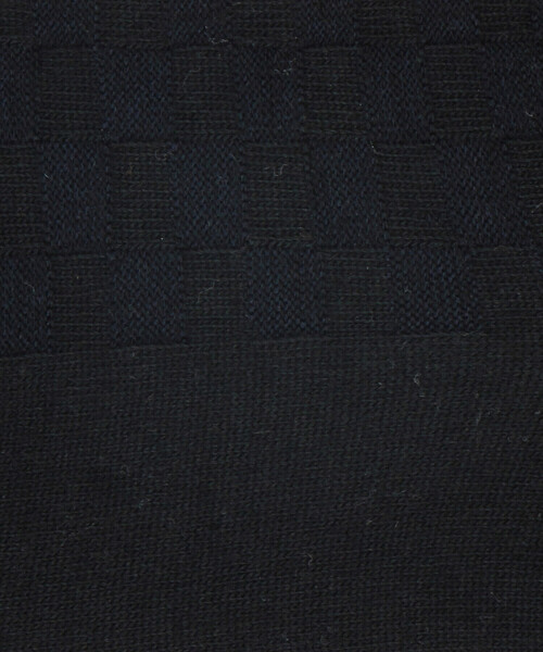 COMME CA ISM（コムサイズム）の「リンクス 市松柄 アンクル ソックス（ソックス/靴下・メンズ・ブラック/チャコール/ネイビー・25-27CM）」の8枚目の写真