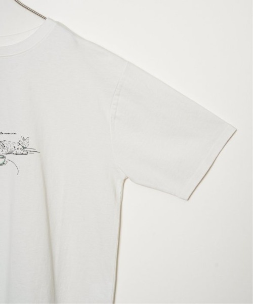 LBC（エルビーシー）の「GirlプリントビッグTシャツ（Tシャツ/カットソー・レディース・ホワイト/チャコールグレー/グレー/コーラル・M/L）」の9枚目の写真
