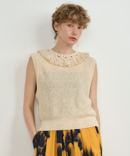 HOUSE OF LOTUS フラッフィーコットンラメプルオーバー ハウスオブロータス HOUSE OF LOTUS フラッフィーコットンラメ