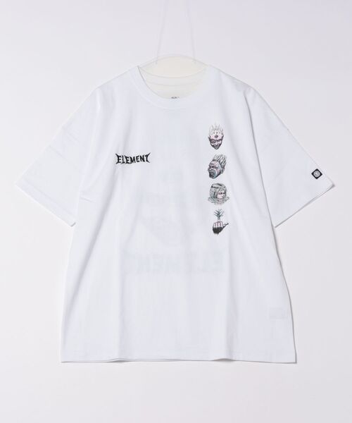 ELEMENT（エレメント）の「ELEMENT JOHANN WWFE SS（Tシャツ/カットソー・メンズ・ブラック/ホワイト・L/M）」の4枚目の写真
