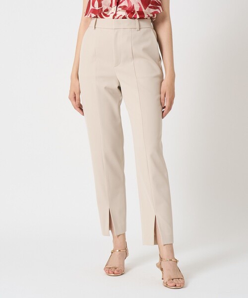 ANAYI（アナイ）の「ダブルクロススリットパンツ（その他パンツ・レディース・ベージュ/ブラック/ホワイト・38/36/34）」の3枚目の写真