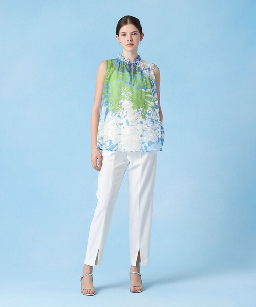 ANAYI（アナイ）の「ダブルクロススリットパンツ（その他パンツ・レディース・ベージュ/ブラック/ホワイト・38/36/34）」の14枚目の写真