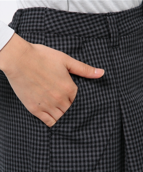 ikka(イッカ)の「キュロットパンツ(その他パンツ・レディース・ブラック/チャコールグレー・MEDIUM/LARGE)」の8枚目の写真